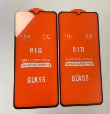 Preço de fábrica no atacado 21d filme de vidro temperado protetor de tela anti-choque para iPhone todos os modelos 7/8 Plus 11 12 13 PRO Max acessórios para telefones celulares